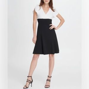 DNKY Petal Sleeve Dress